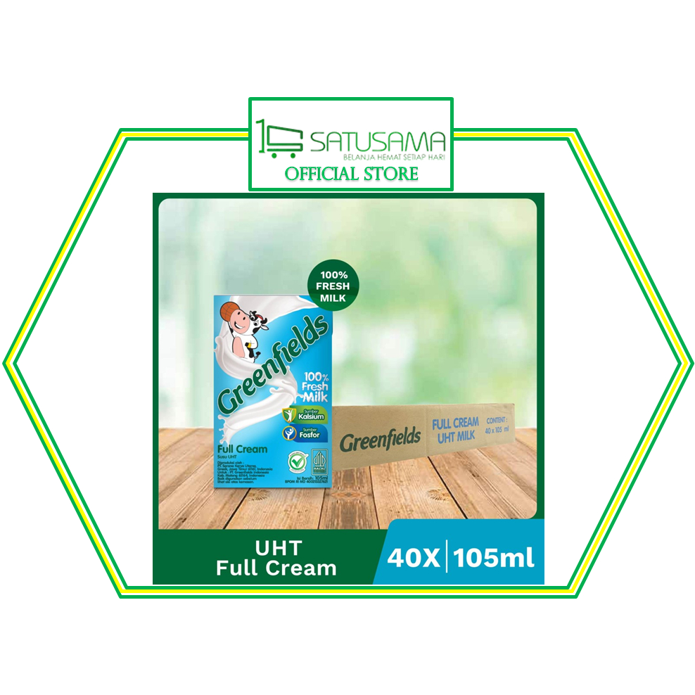 

GREENFIELDS UHT FULL CREAM 105 ML KARTON