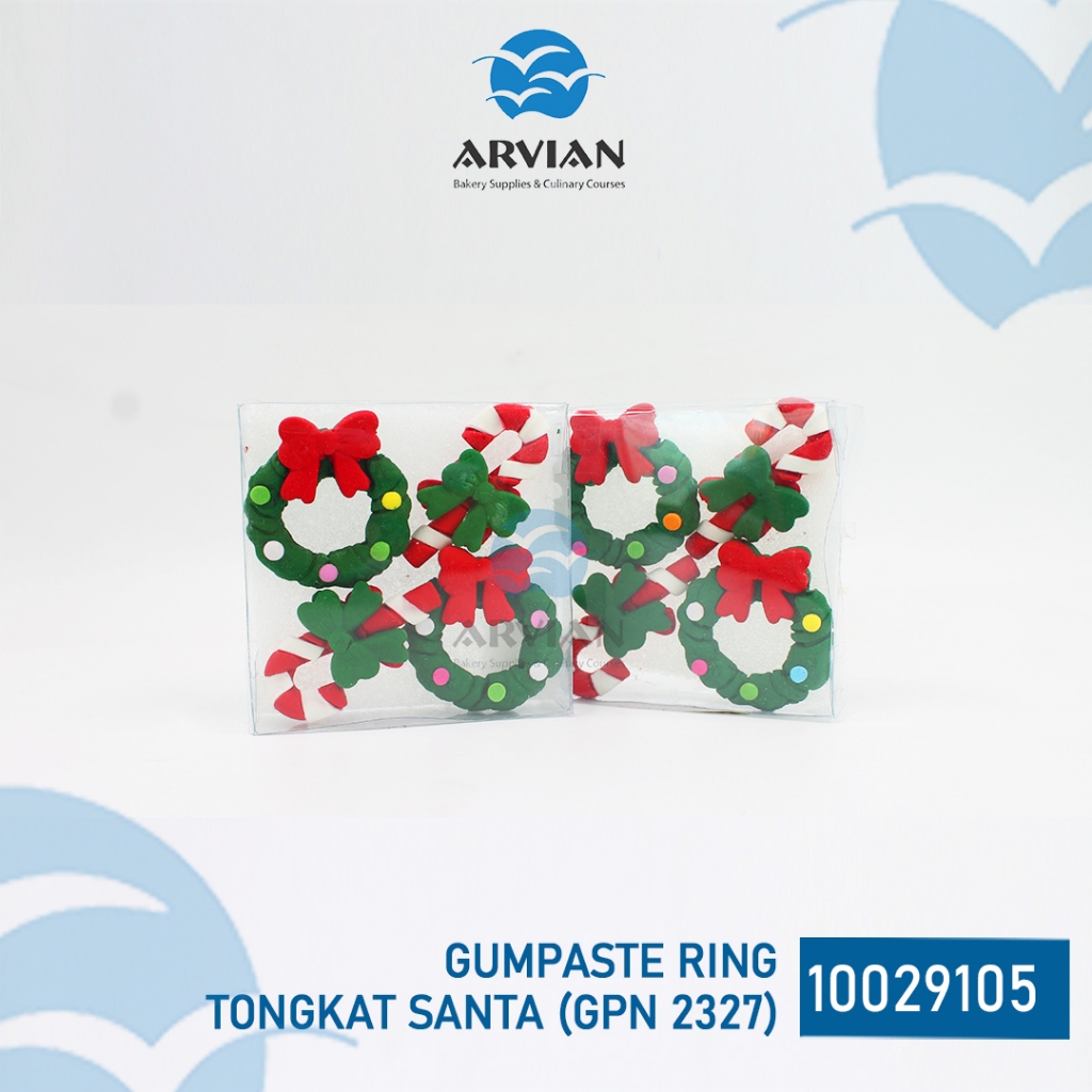 

Gumpaste Ring Tongkat Santa [Instant Surabaya] - Arvian