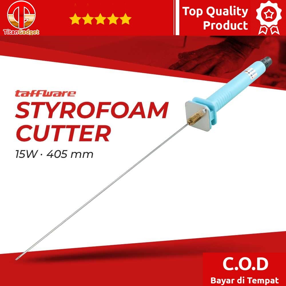 

Pemotong Busa Gabus Polystyrene Styrofoam Cutter 15W 405mm - CT25 Titangadget