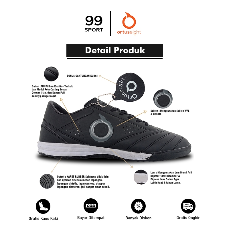 Sepatu Futsal Ortuseight Forte Savage Pria Terbaru