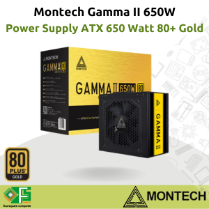 PSU Montech Gamma II 650 Watt 80 Plus Gold Modular | Power Supply 650w
