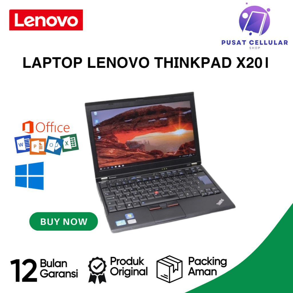 LAPTOP LENOVO X201 i5 // RAM 8GB // HDD 1TB // WIN 10 // FREE TAS + MOUSE