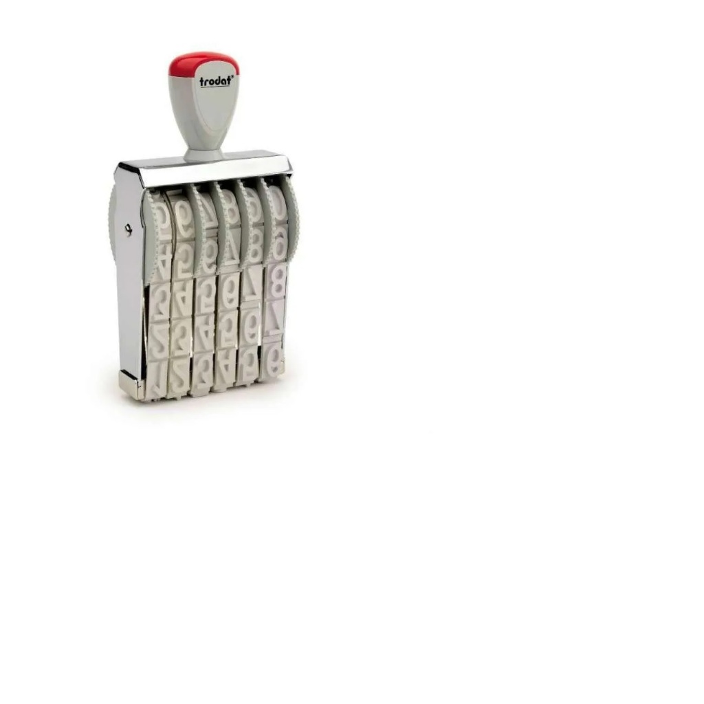 

TRODAT STEMPEL 6 DIGIT 15126 12 MM