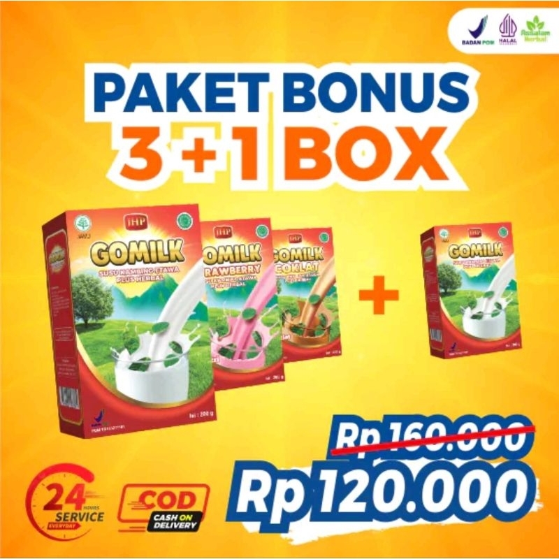 

PAKET BONUS GOMILK Susu Kambing Etawa untuk Mengatasi dan Mencegah Nyeri