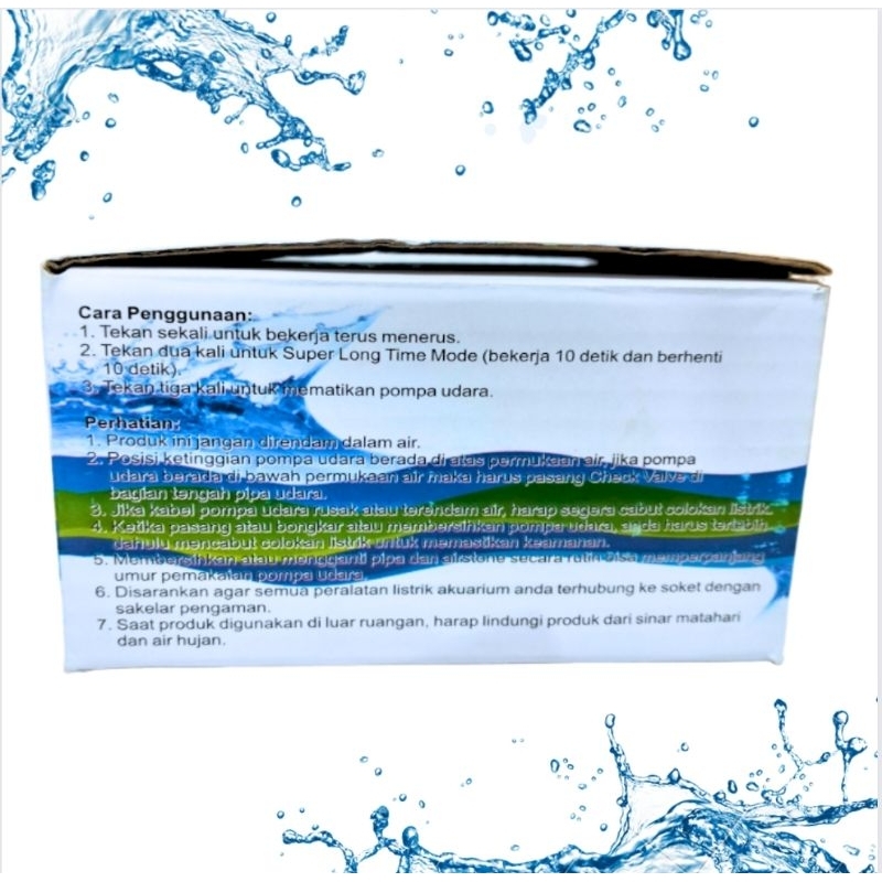 Airpump AQUAMAN / RECENT USB 7772 ACDC Aerator Pompa Udara Aquarium Aquascape