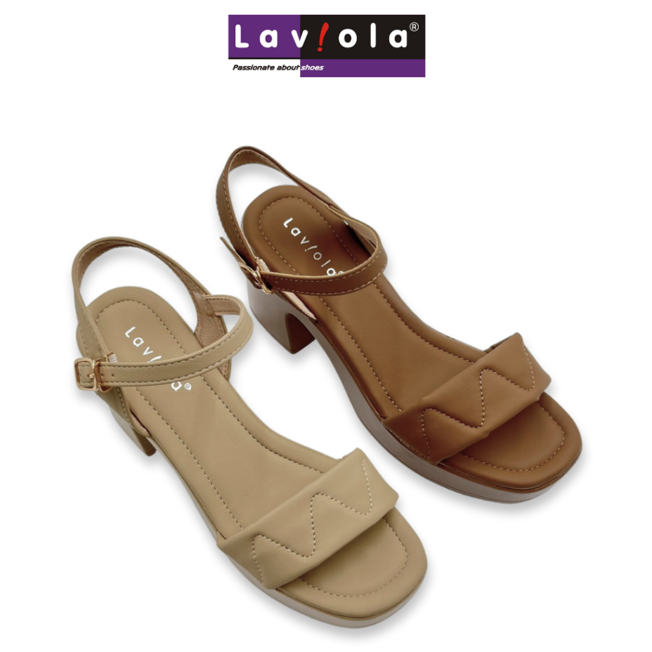 Laviola 4055 WLK  - Sandal Heels Wanita Tali Tinggi 9cm