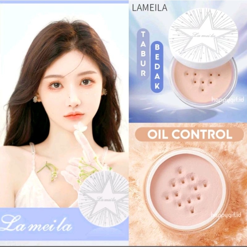 LAMEILA Bedak Muka Tabur Make Up Star Powder