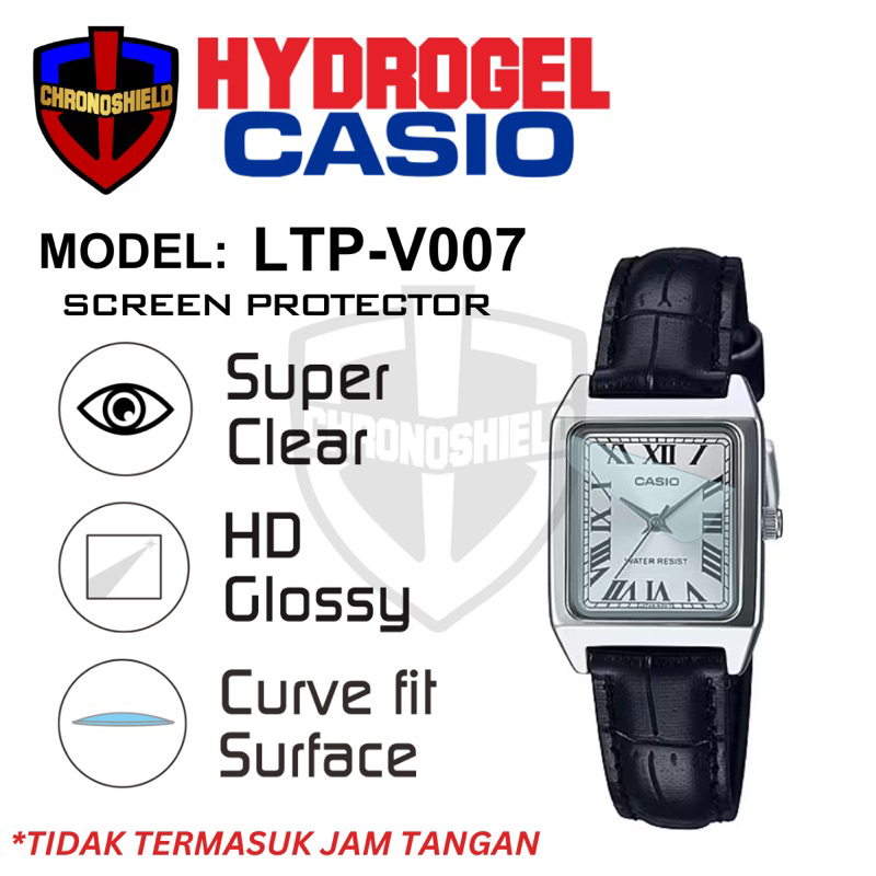 Antigores Jam Tangan wanita Casio LTP V007 Hydrogel