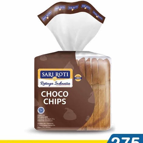 

Sari Roti Roti Tawar Chocochips 275gr