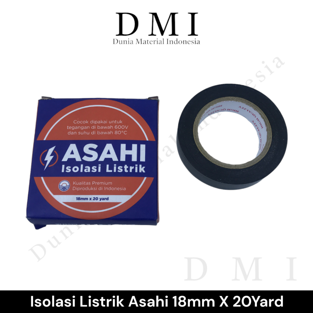 Isolasi Listrik ASAHI | Perekat Kabel | Lakban Listrik Tape