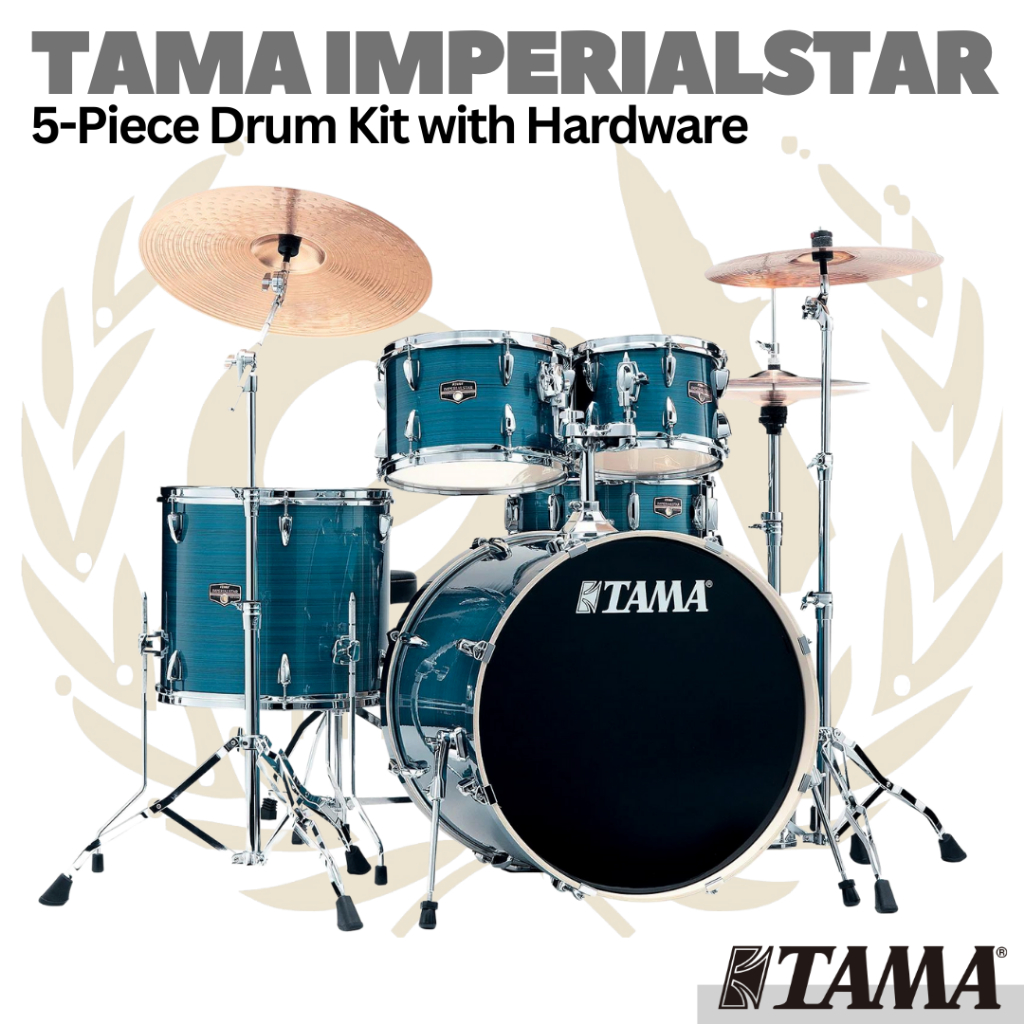 TAMA IMPERIALSTAR Acoustic Drum Kit 5 Piece | Imperial Star IP52H6W