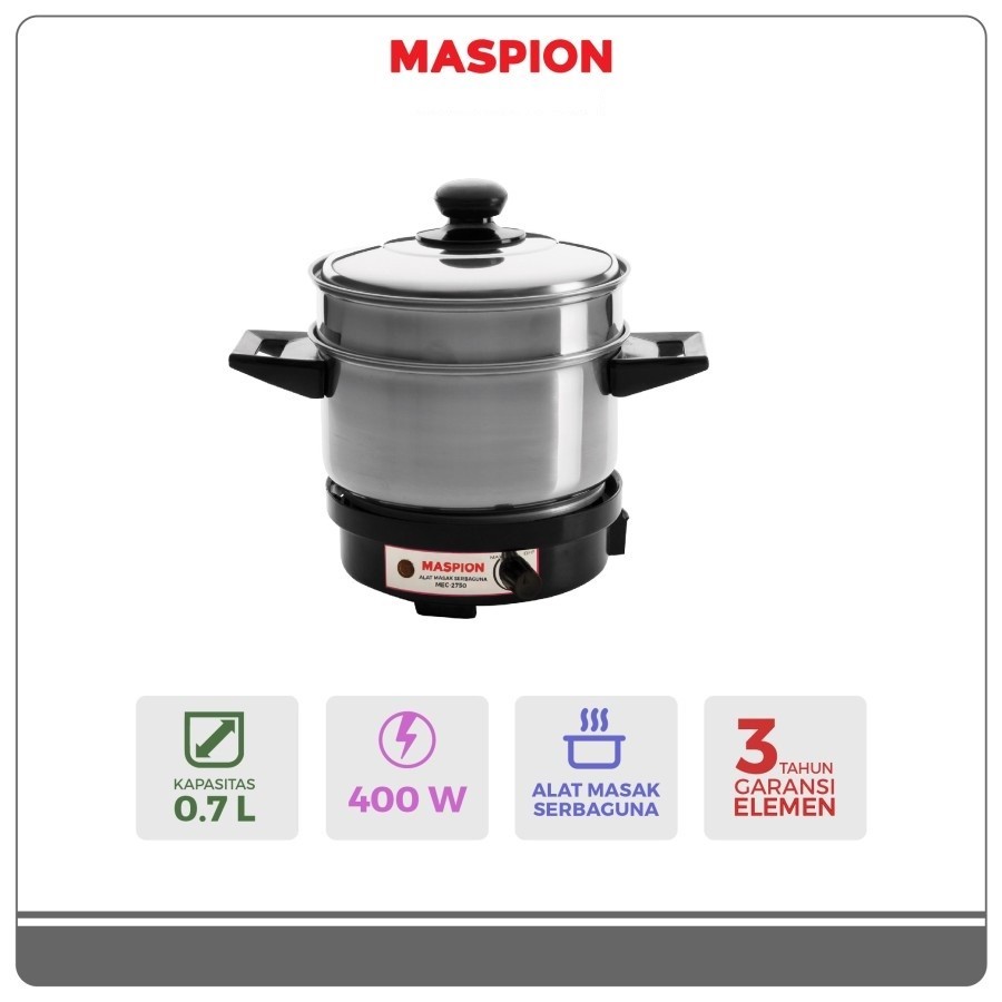 Maspion MEC-2750 Multi Cooker MEC2750 MEC 2750 Panci Listrik