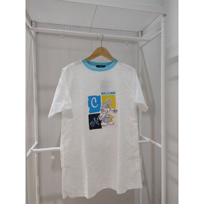 set Korean premium katbol brokat long shirt lucu celana kulot plisket NEW Bangkok BKk