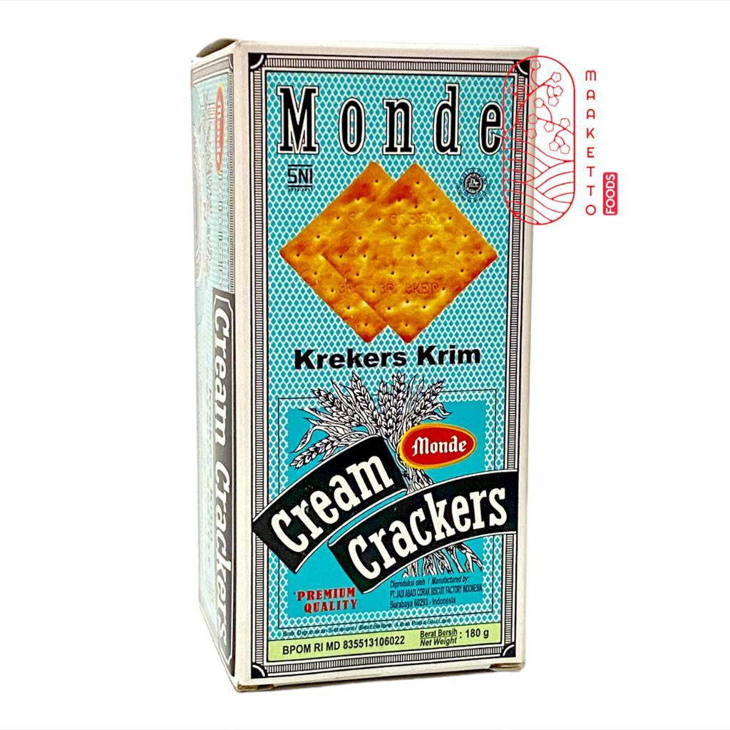 

Monde Biskuit Cream Crackers / Biskuit Gabin Monde 180gr