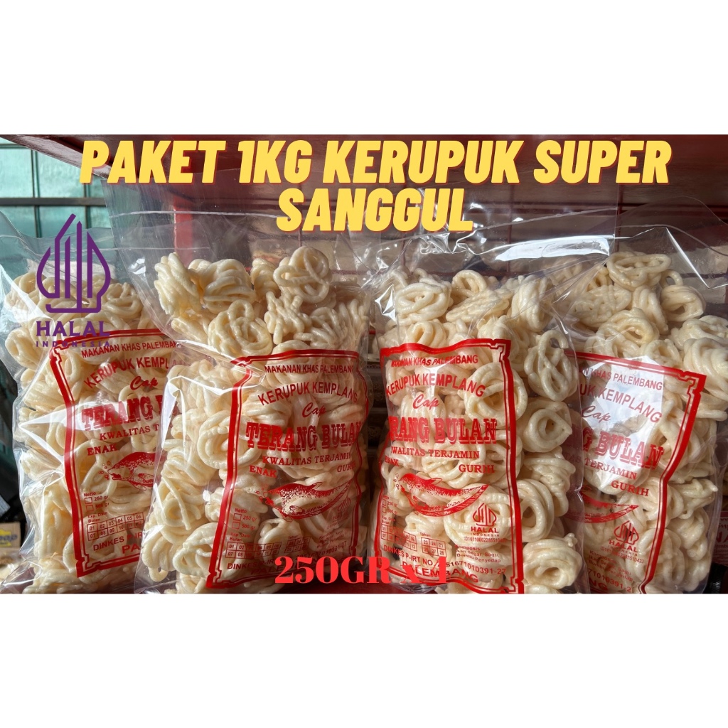 

PAKET 1KG KERUPUK SUPER SANGGUL