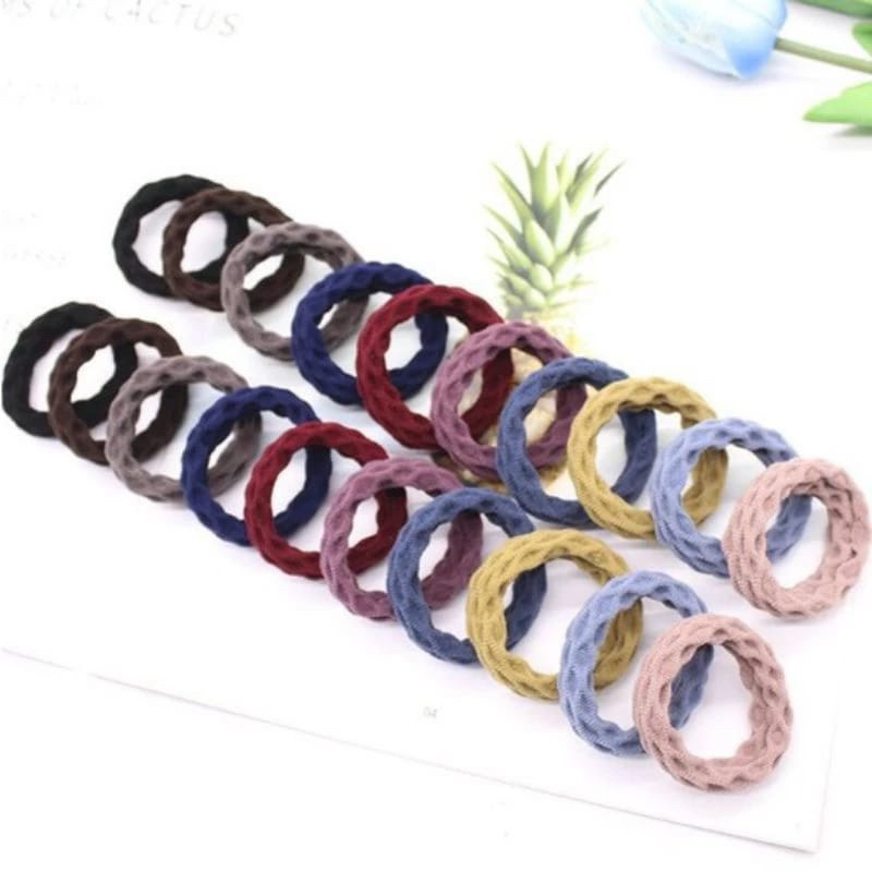 Ikat Rambut Salur / Karet Rambut Mini Elastis