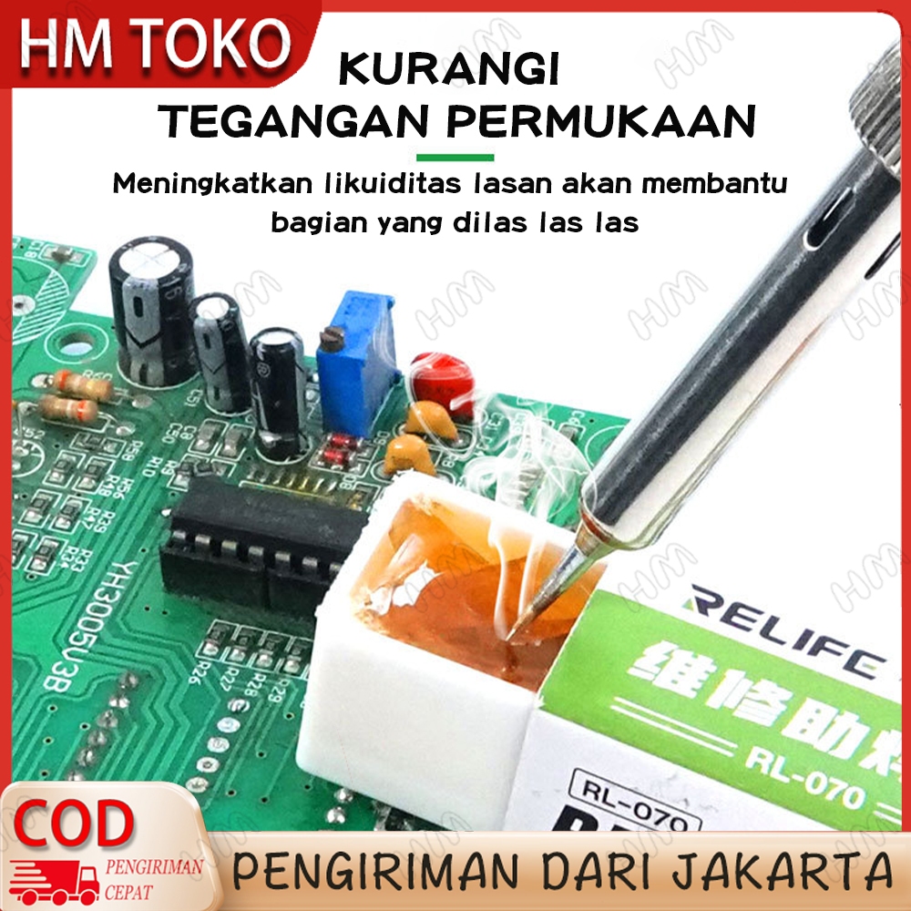 HM TOKO lux Rosin - Pencari Short Rosin flux solder