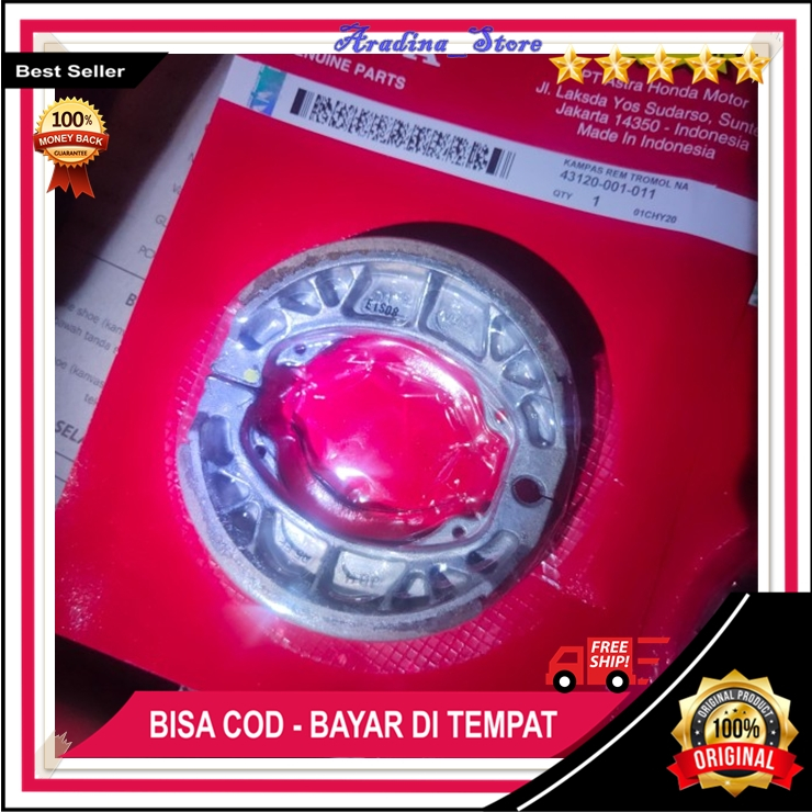 Kampas Rem Astrea Grand Grand Supra x Sparepart Motor Honda 001 Aksesoris Motor