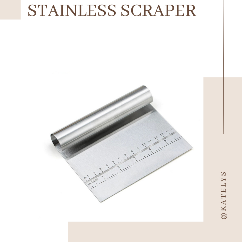 Stainless Scraper | Scraper Kue Stainless | Cutter Pisau Kue
