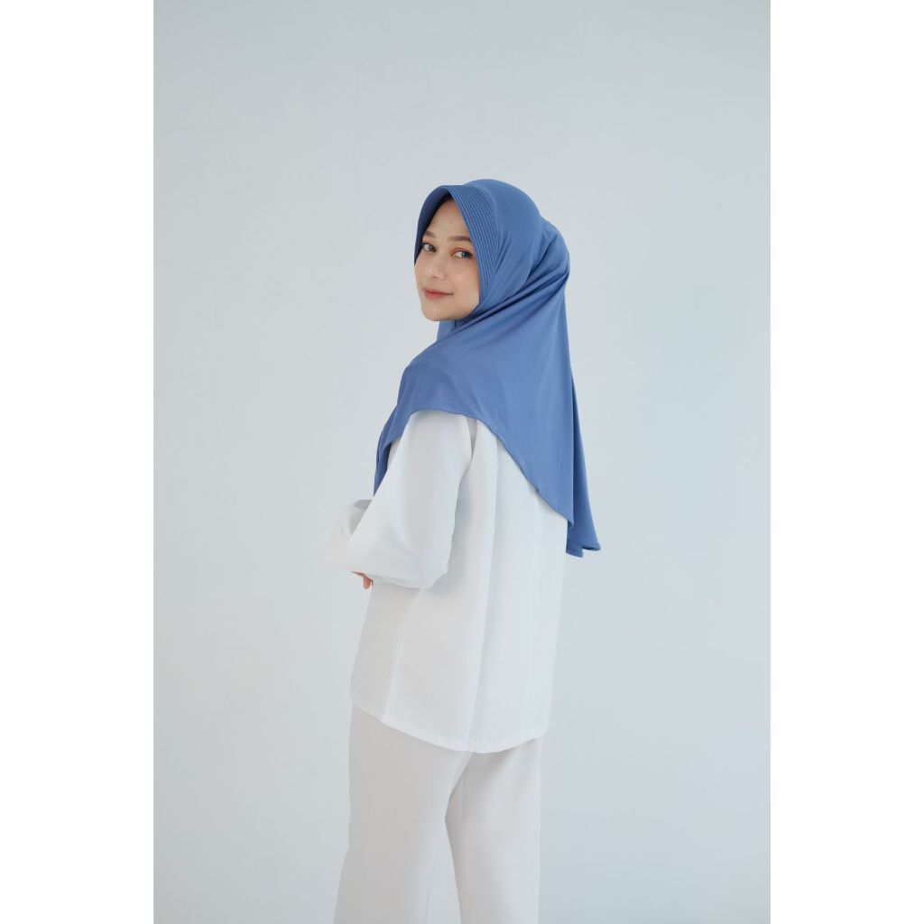 Kerudung Sport Hijab Bergo Instan All Size Ukuran M L Menutup Dada