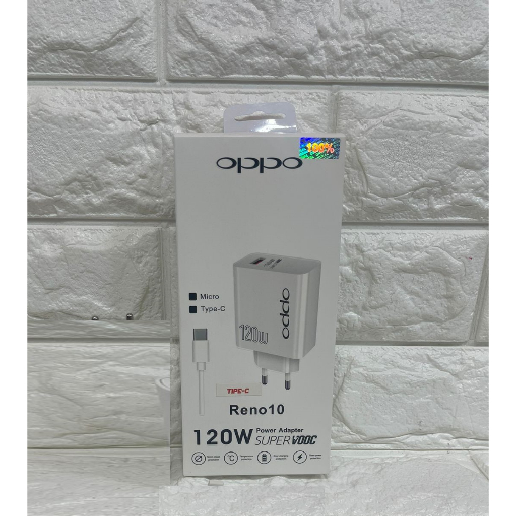 Charger Oppo Reno10 120W Support Fast Charging