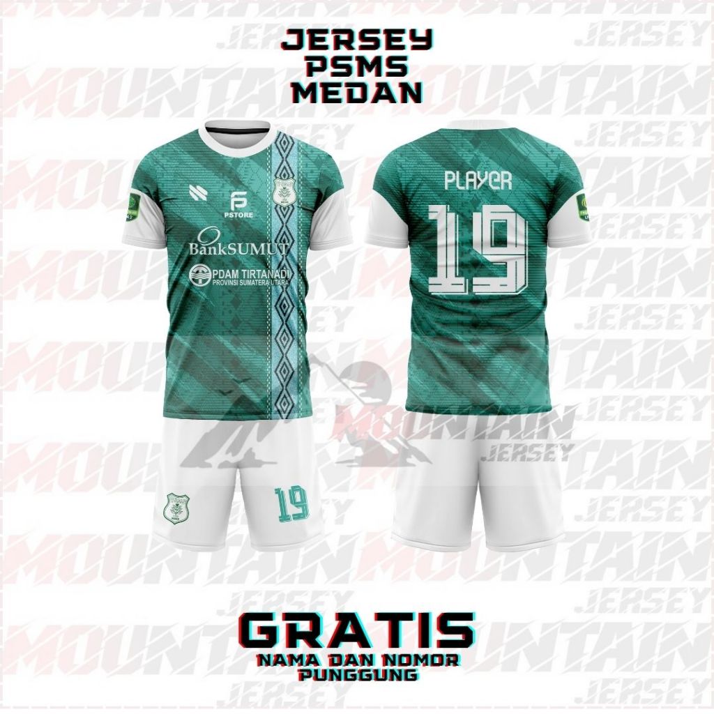 JERSEY PSMS MEDAN 2023-2024 FULL PRINTING GRATIS NAMA DAN NOMOR PUNGGUNG