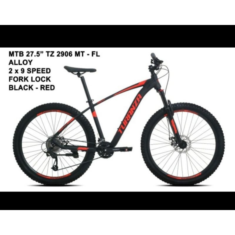 Sepeda MTB 27.5 inc TURANZA 2906 MT FL 2x9 speed