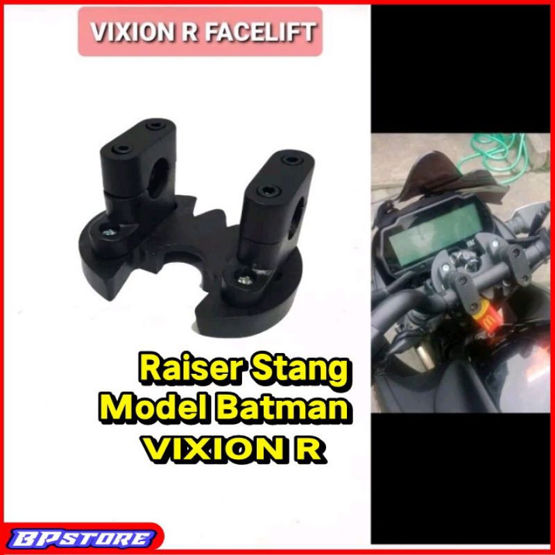 Raiser Stang New Vixion R 2017 Facelift Peninggi Stang All New Vixion R Model Batman