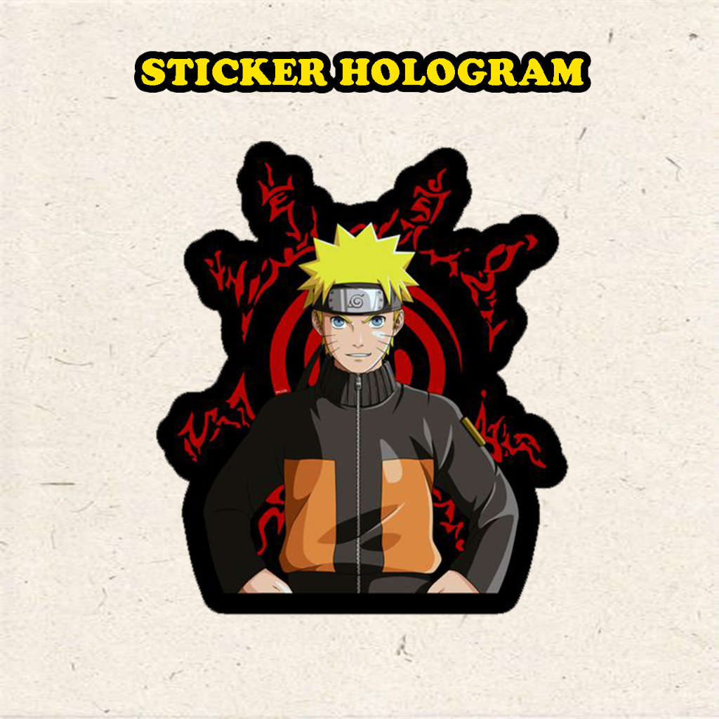 

Stiker Hologram Anime Naruto3 ukuran 6 cm