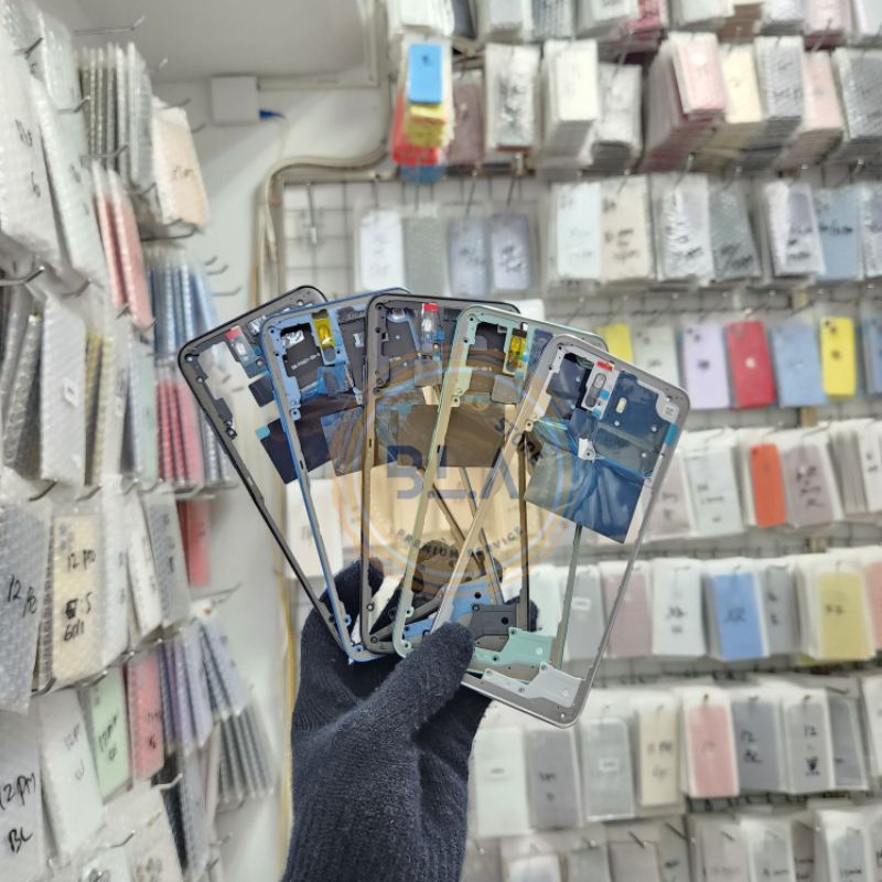 BEZEL TUTUP MESIN TULANG TENGAH BEZEL XIAOMI REDMI NOTE 10S / REDMI NOTE 10 4G