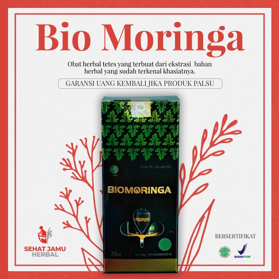 Bio Moringa Obat Tetes Herbal Atasi Diabetes Dan Asam Urat 20 ml