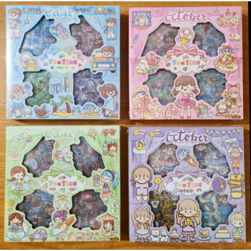 

sriker motif korea anti air isi 100/cocok untuk dekorasi handbook