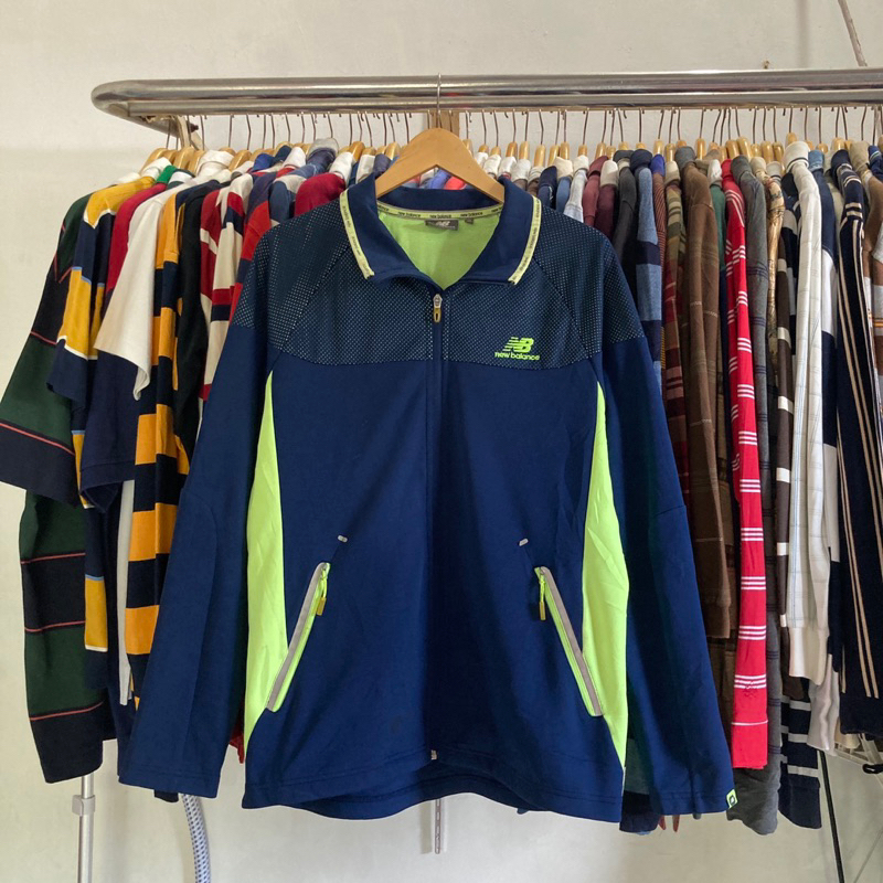 Tracktop New Balance Navy Green Second Original