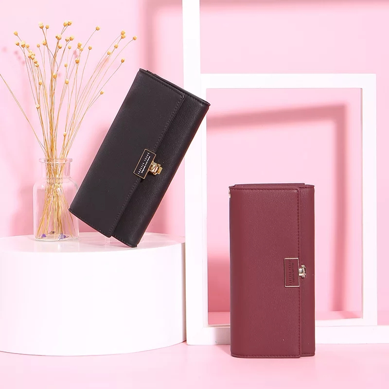 SkyGalery - Dompet Wanita Import Dompet Panjang Tipis Dompet Wanita real pic