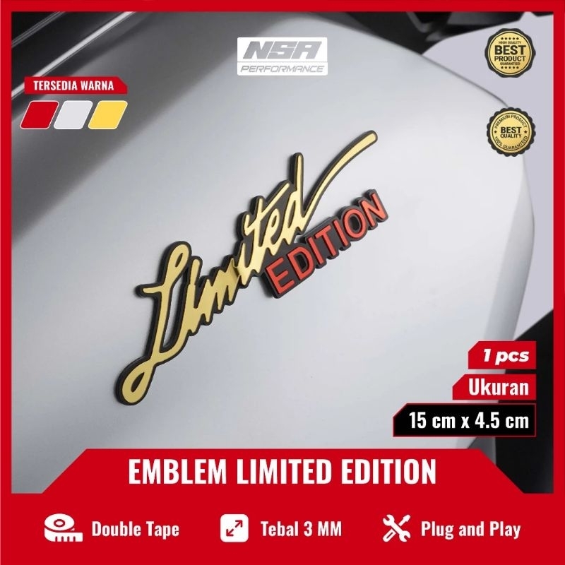 EMBLEM LOGO LIMITED EDITION FIZR MOTOR TUA KLASIK