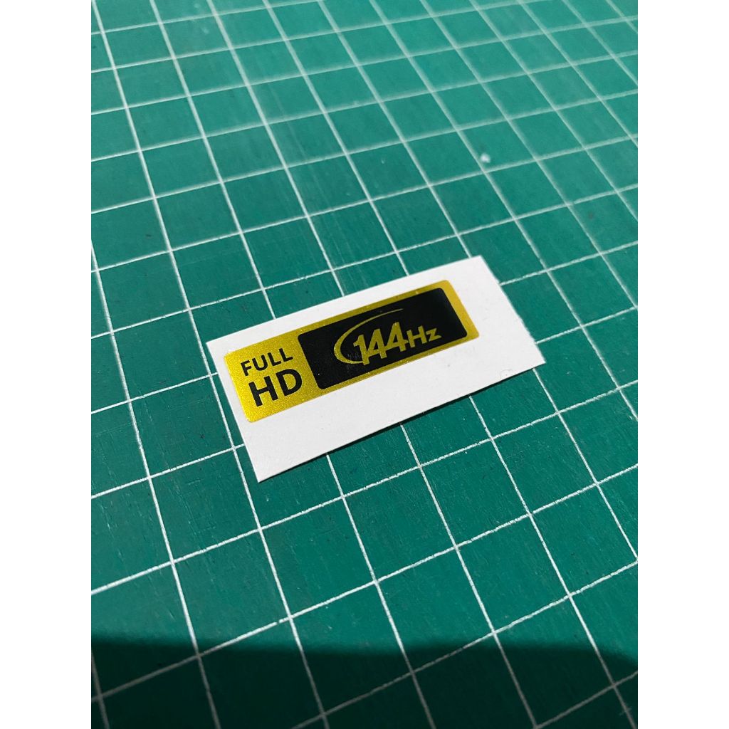 

Stiker Refresh Rate Gold