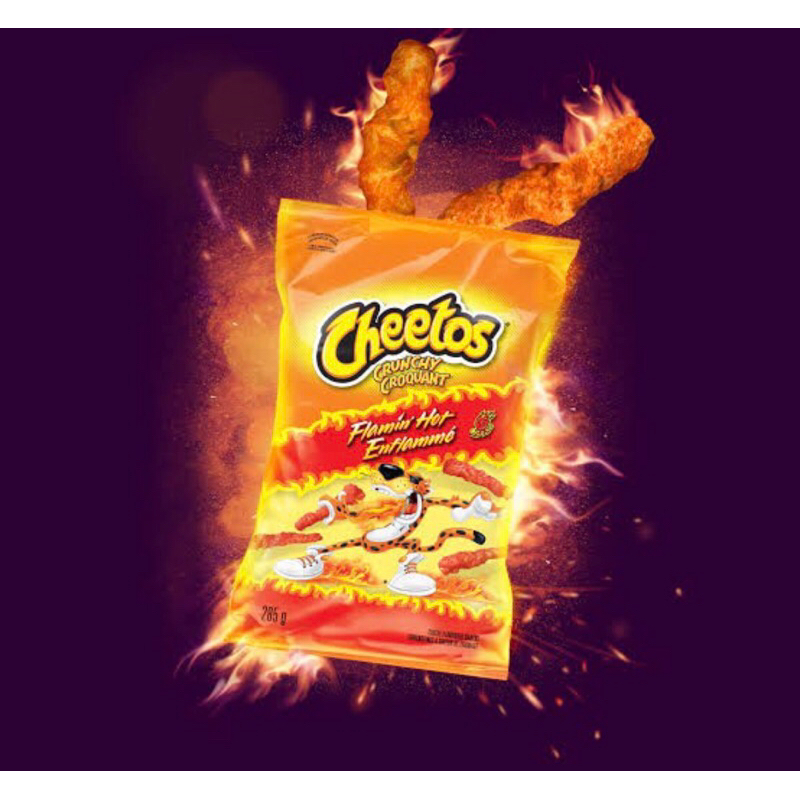 

cheetos crunchy flamin hot