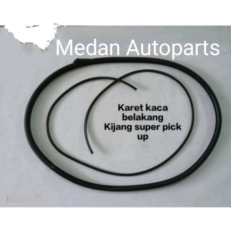 Karet kaca belakang Kijang super, kapsul pick up