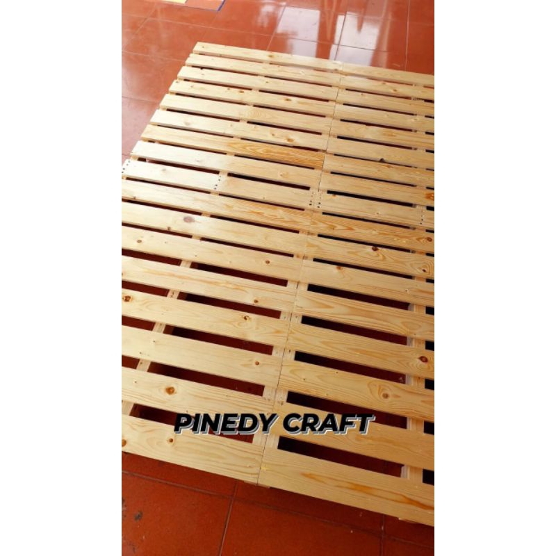 palet alas kasur 160x200x10cm, palet kayu jati belanda, tatakan dipan alas kasur