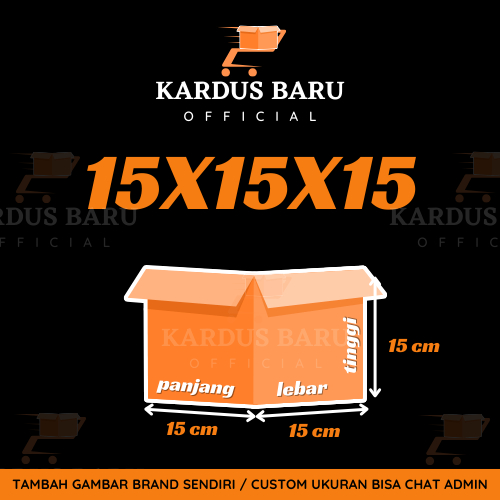 

KARDUS PACKING 15X15X15 TEBAL | Kardus Kecil | Packing Aksesoris | Box Corrugated B Flute Tebal dan Kuat | Kardus Packing Online