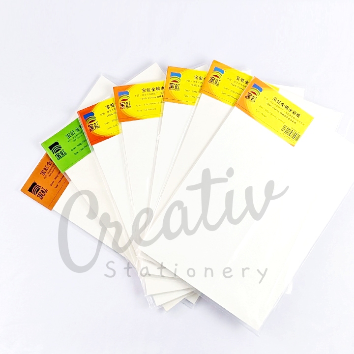 

BAOHONG Academy Artist Watercolor Paper 19 Cm X 28 Cm 100% Cotton