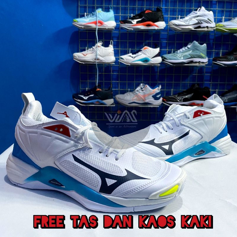 sepatu volly Mizuno wave momentum 2 low