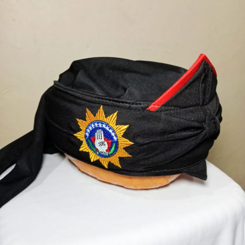 Iket kepala Udeng kopiah blangkon Bordir  Tapak Suci jawasunda tradisional full tutup kliwir panjang