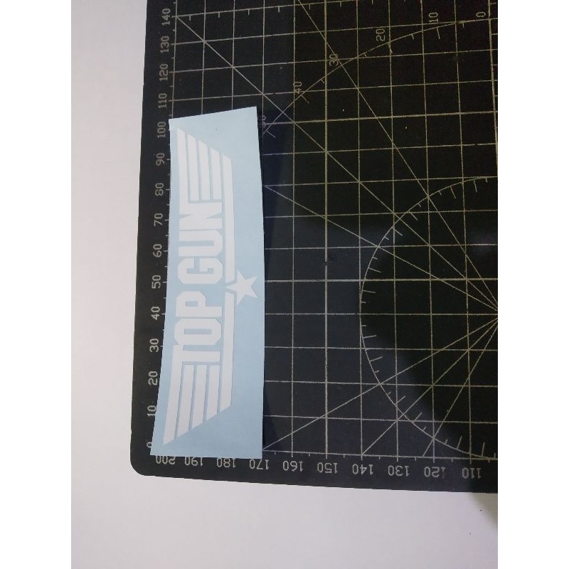 

cutting stiker top gun