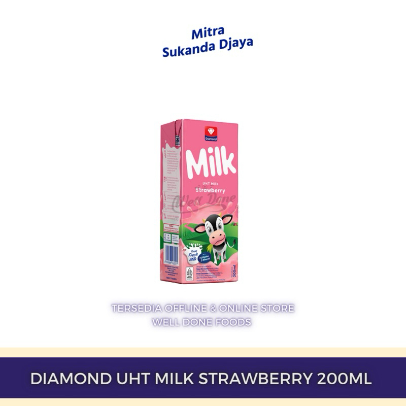 

Diamond UHT Milk Strawberry 200ml