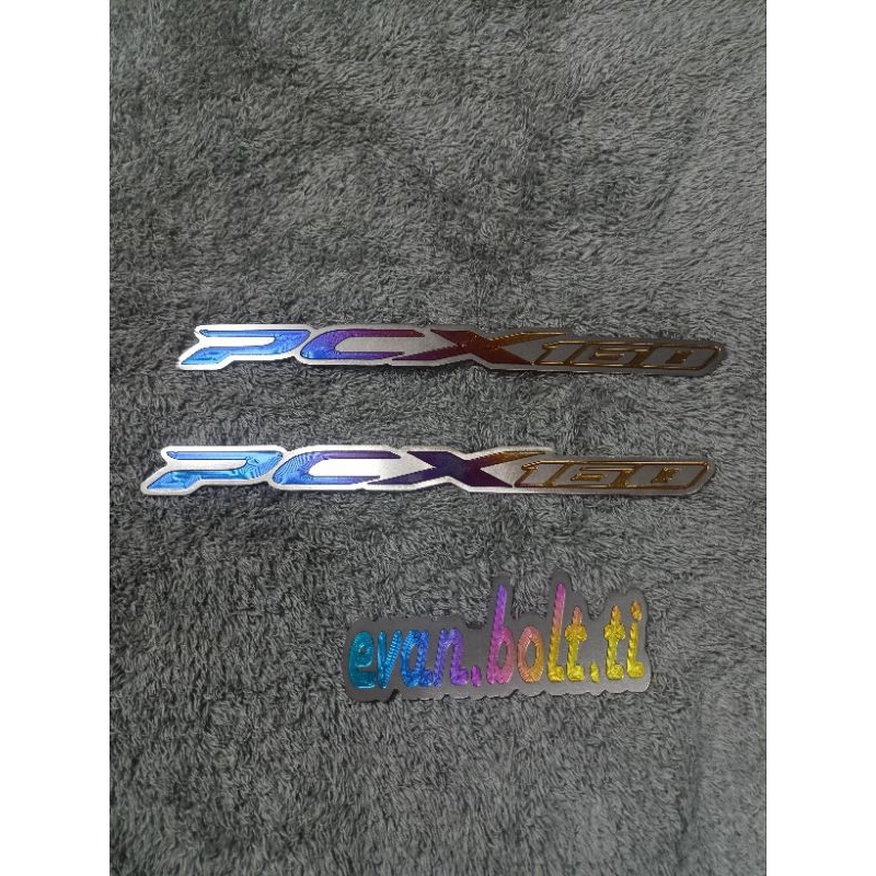 EMBLEM PCX 160 TITANIUM (SEPASANG)