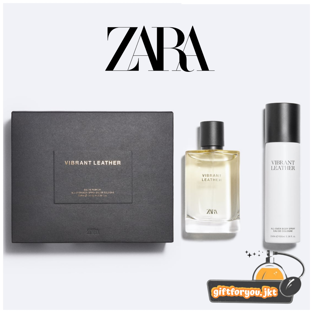 Parfum Zara Paket Vibrant Leather Oud Bogoss 60 ml EDP Original Man Perfume Pria Cowok
