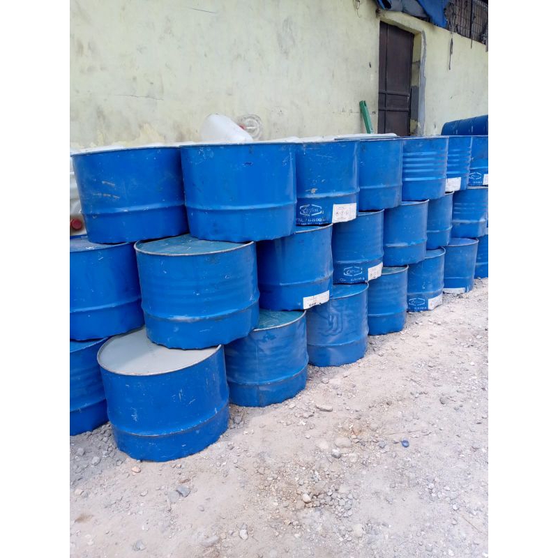 tong sampah besi/tempat bakar sampah/drum besi/tong sampah besi 100 liter