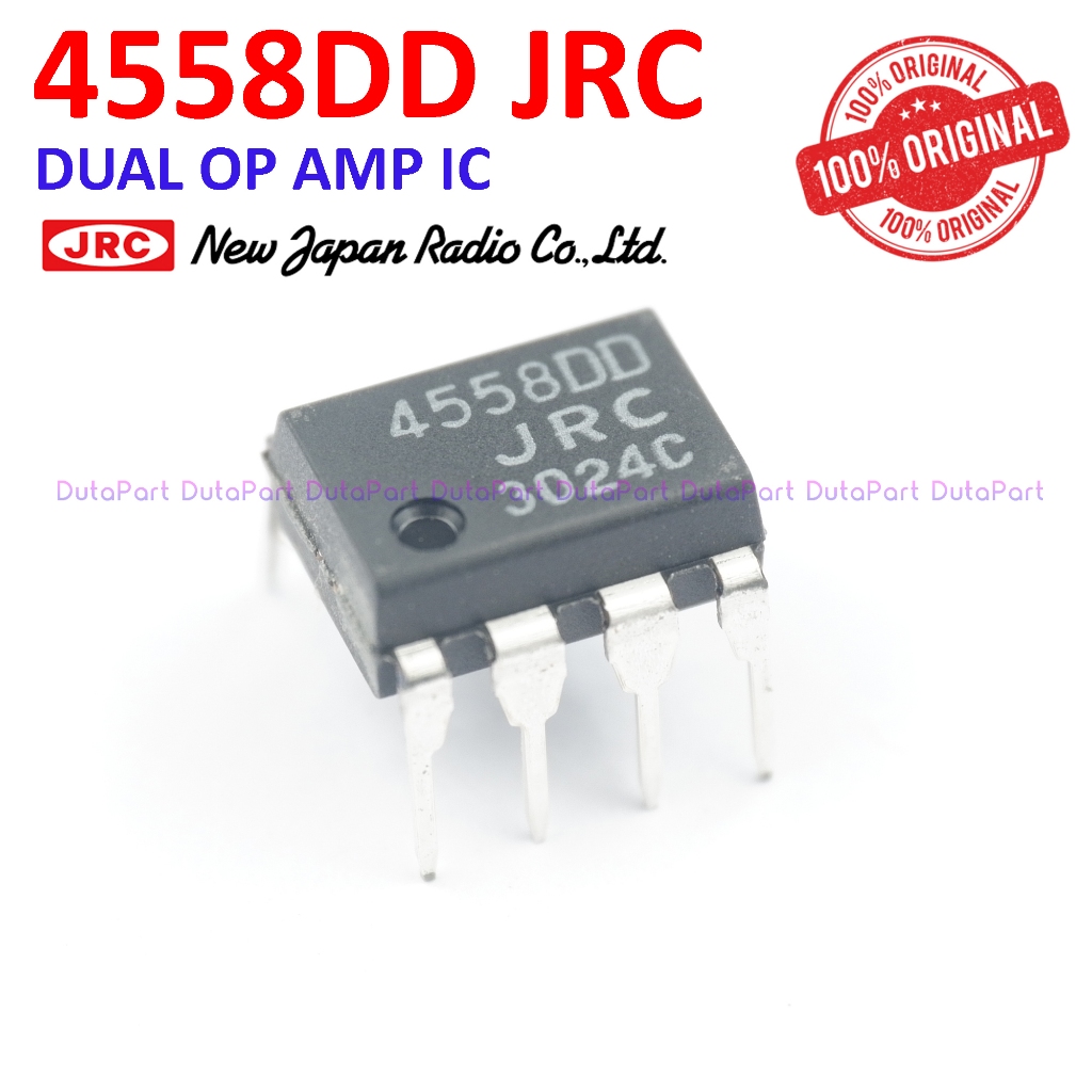 JRC 4558DD JRC4558DD JRC4558 4558 ORIGINAL JRC JAPAN OP Amp IC DIP8