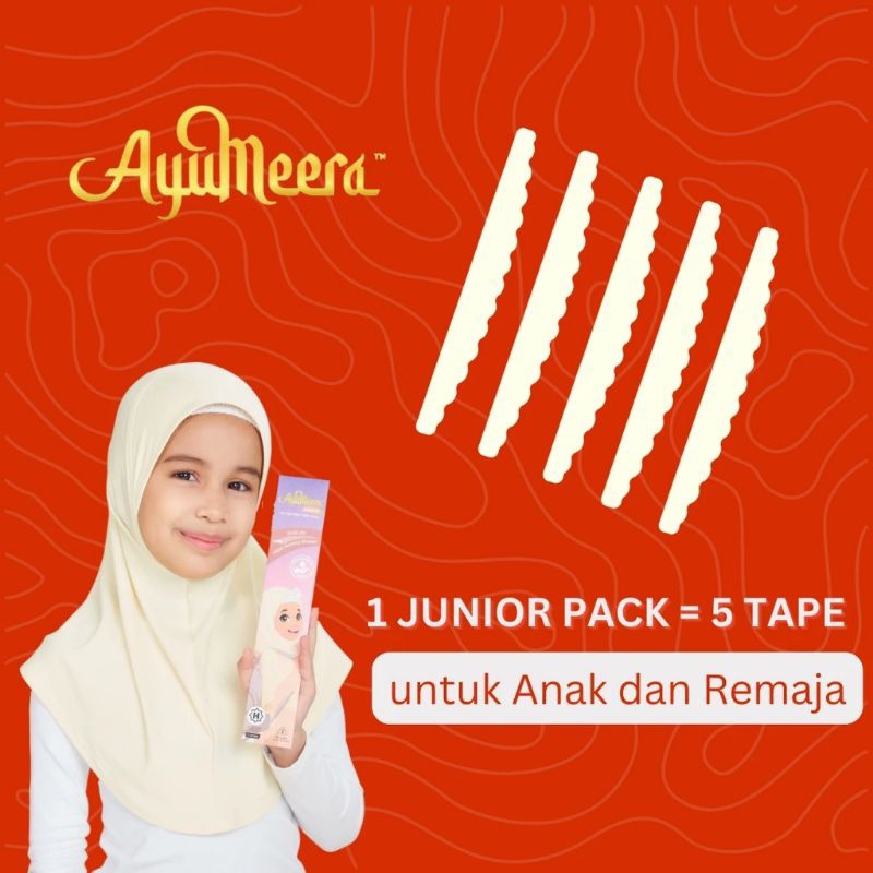 [shopingbpn] HIJAB TAPE - HIJAB TAPE AYUMEERA "JUNIOR" MURAH - HIJAB TAPE MEMBUAT HIJAB MELENGKUNG S